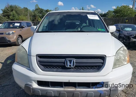 2005 Honda Pilot Ex-L из США, поврежденный, VIN 5FNYF18545B048567